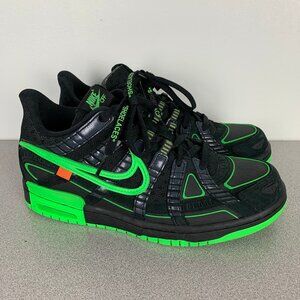 Nike Air Rubber Dunk Off-White Green Strike CU6015-001 Men's size 7/Women's 8.5